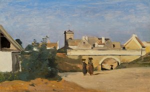 Un Sobborgo Cittadino (rochefort-sur-mer, Charente) — Jean-baptiste-camille Corot