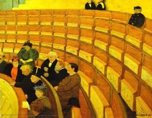 The Third Gallery At The Theatre — Félix Vallotton