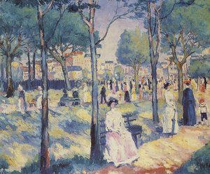 On The Boulevard — Kazimir Malevich