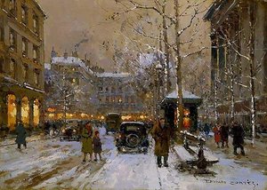La Madeleine, Winter — Edouard Cortès
