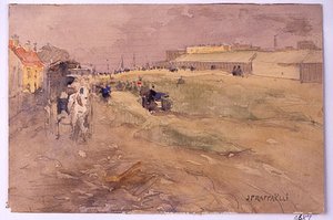 Suburban Landscape — Jean-françois Raffaelli