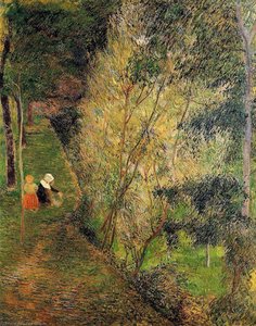 Pont-aven Woman And Child — Eugène Henri Paul Gauguin