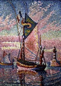 The Port At Concarneau — Paul Signac