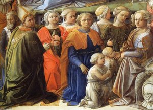 Krönung Der Jungfrau (detail) — Filippo Lippi