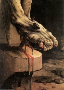 The Crucifixion (detail) — Matthias Grünewald
