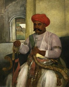 Hasan Reza Khan, Minister To Asaf Al Daula Of Oudh — Johann Zoffany