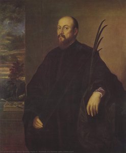 Portrait Of A Painter With A Palm Leaf — Titian Ramsay Peale Ii