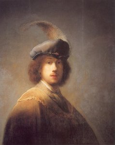 Samoportret S Poudenim Čepom — Rembrandt
