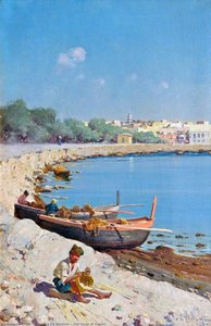 The Quay At Naples — Edoardo Federico De Martino