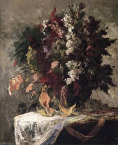 Floral Still Life — Edward Mitchell Bannister