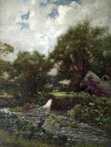 Ashford Old Mill — Joshua Anderson Hague, Impressionism