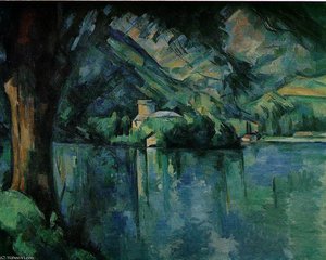 Le Lac D'annecy,1896, Courtauld Institute Galleries, — Paul Cézanne, Post-impressionism