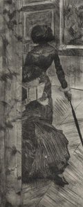 Mary Cassatt At The Louvre 1 — Edgar Degas