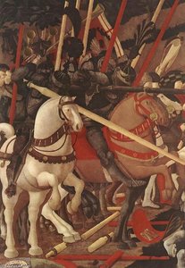 Bernardino Della Ciarda Lanzado Sobre Su Caballo (detalle) — Paolo Uccello