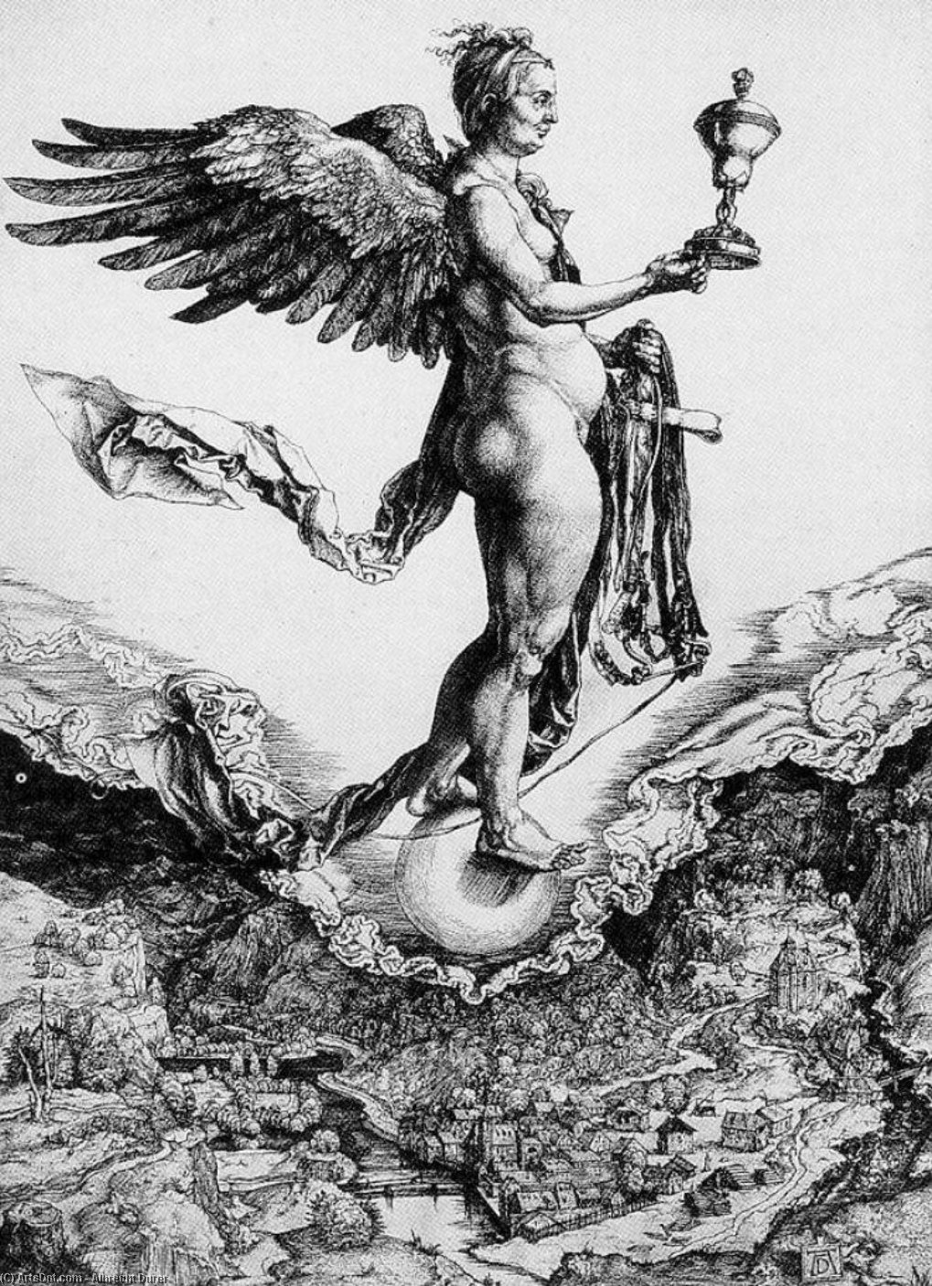 Nemesis Oder Das Glück — Albrecht Dürer