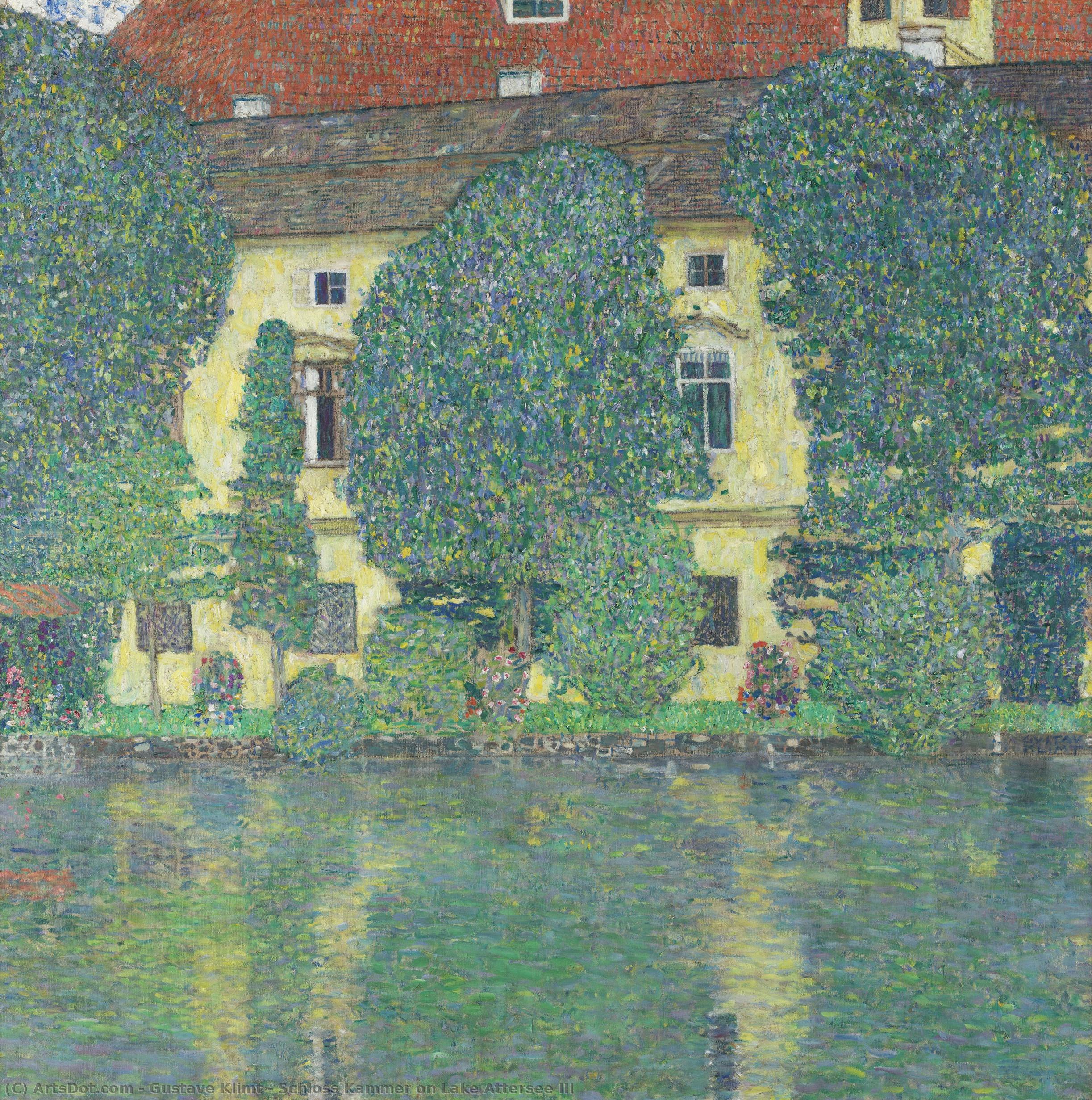 Schloss Kammer On Lake Attersee Iii — Gustav Klimt