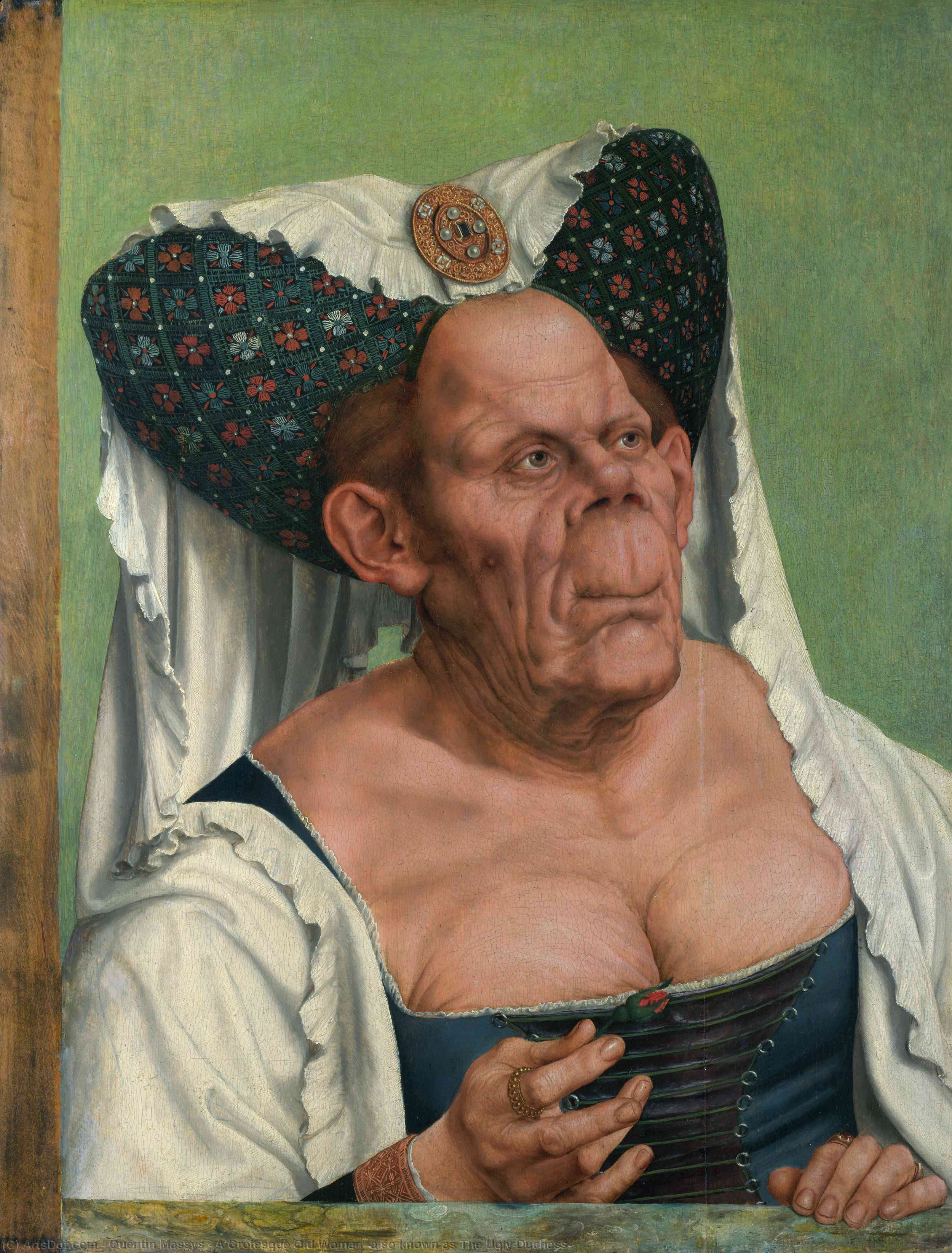Una Anciana Grotesca (también Conocida Como La Duquesa Fea) — Quentin Matsys