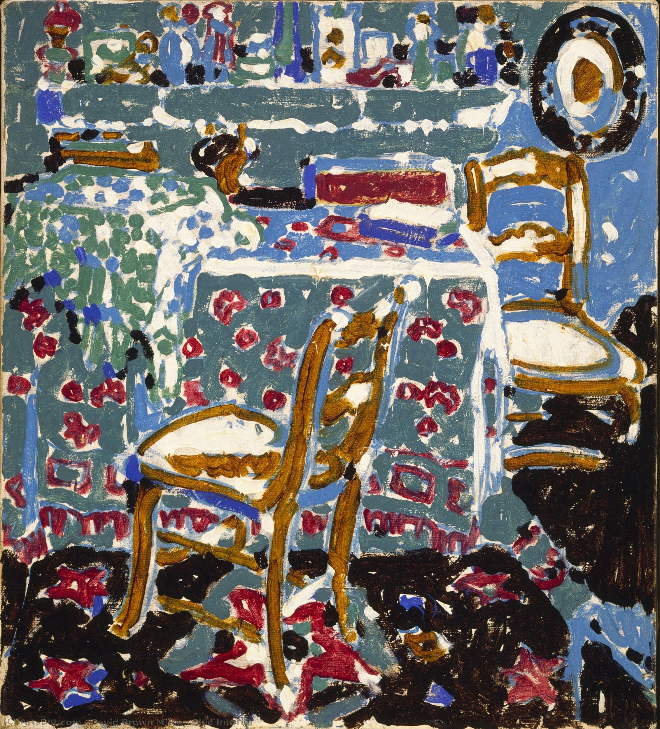 Blue Interior — David Brown Milne