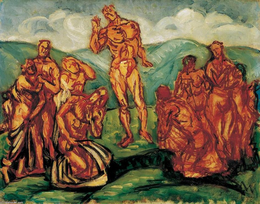 Sermon On The Mountain — Bertalan Pór