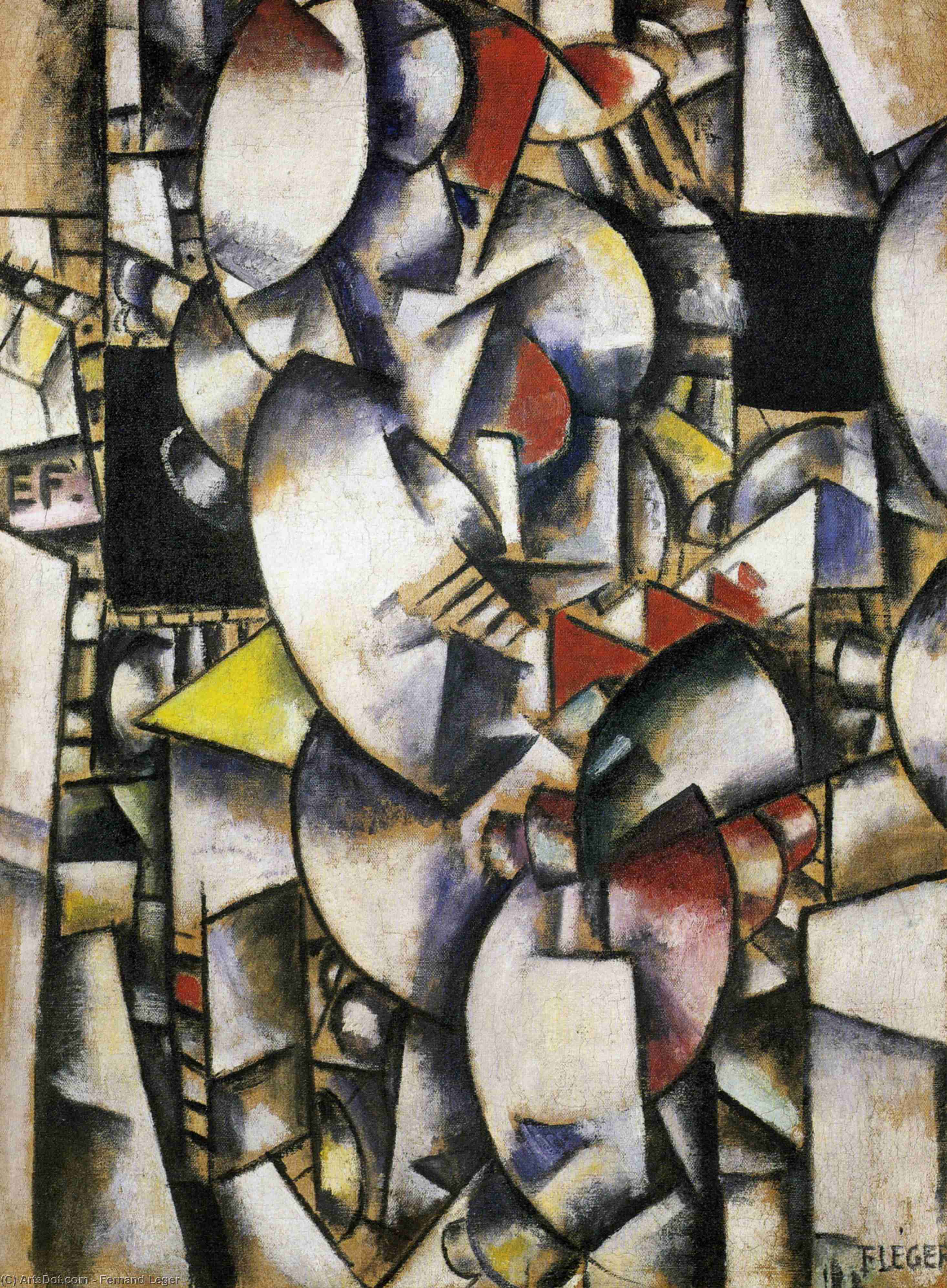 Modello Nudo Nel Laboratorio — Fernand Léger