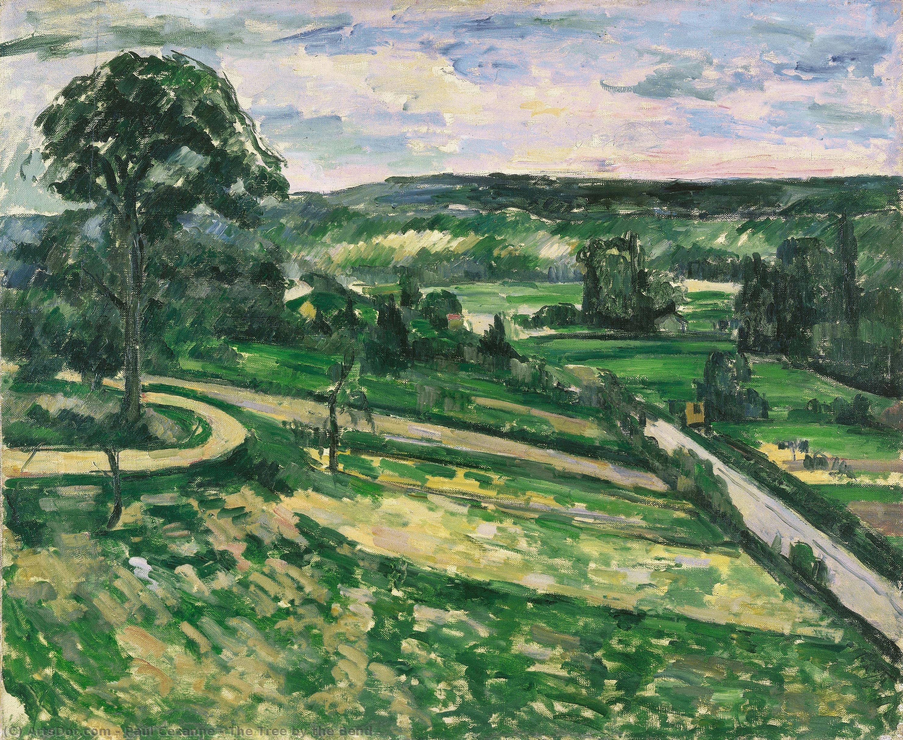 Eğik Ağaç — Paul Cézanne
