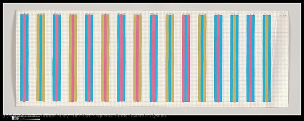 Untitled [sequence Study Towards 'elysium'] — Bridget Riley