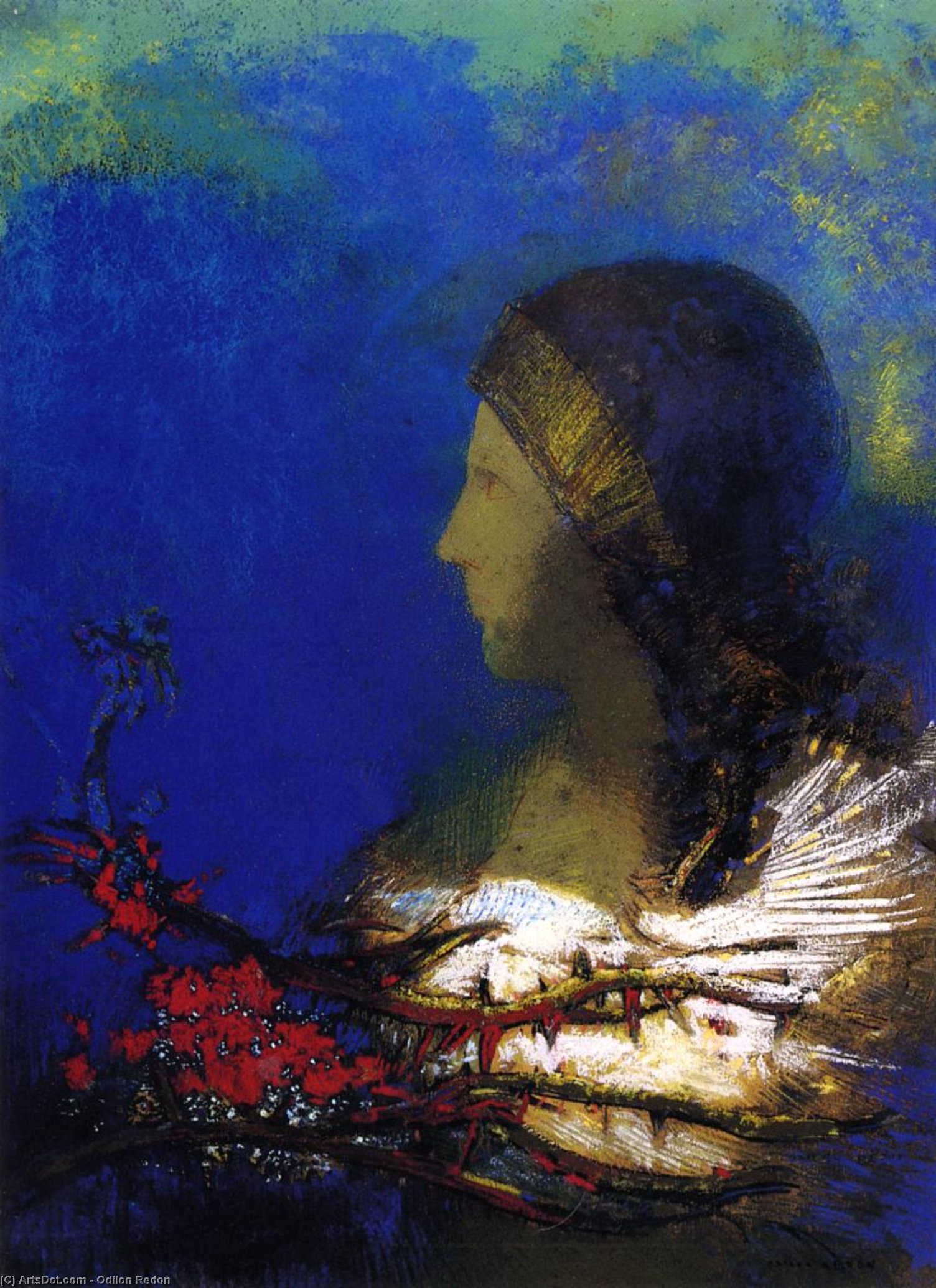 Red Thorns — Odilon Redon