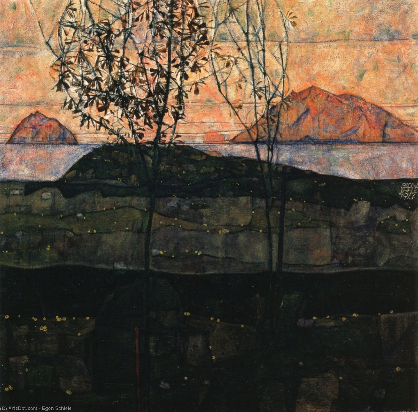 Gün Batımı — Egon Şiele