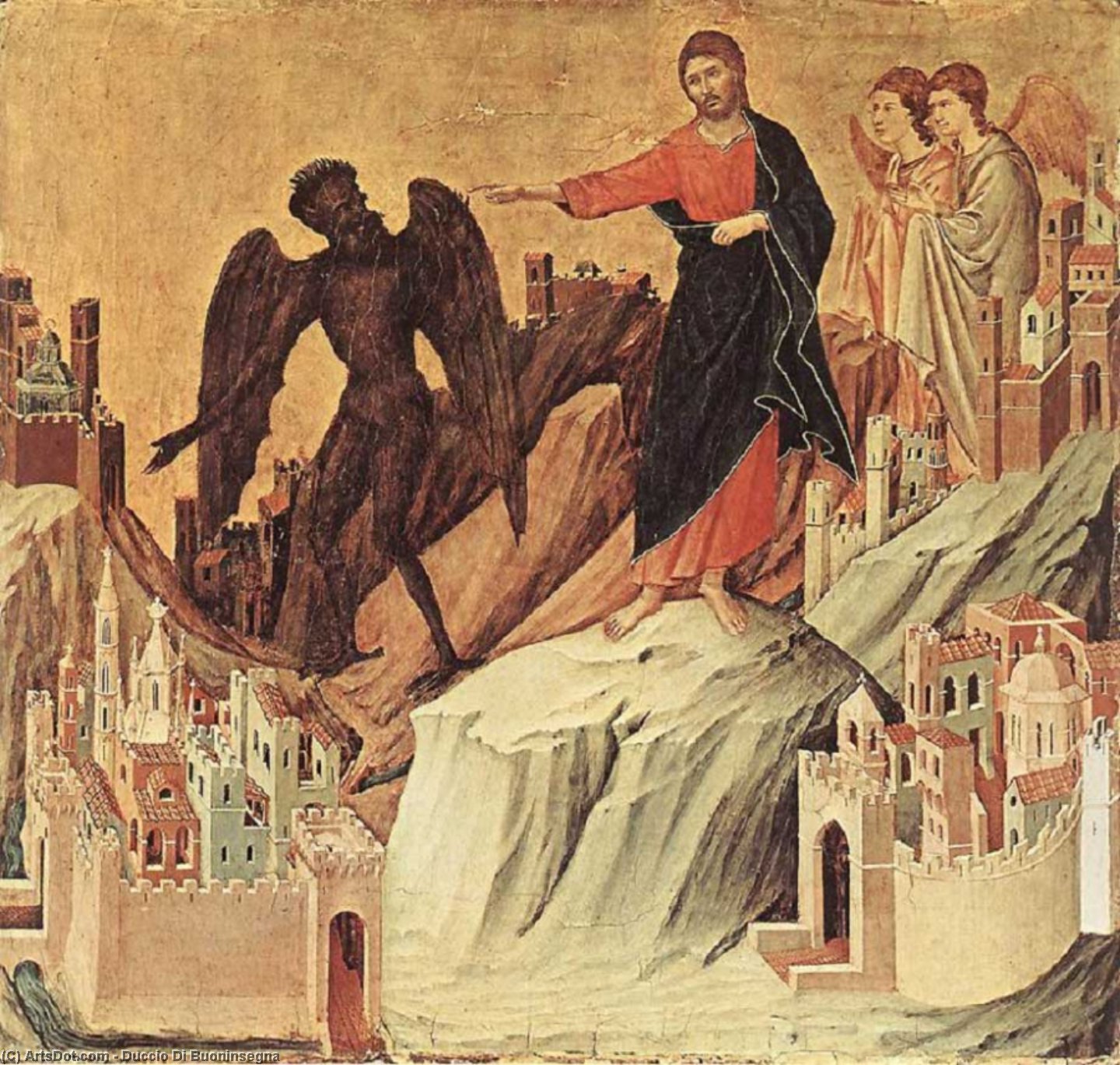 დუჩიო დი ბუონიგნეზა, ცდუნება მთაზე