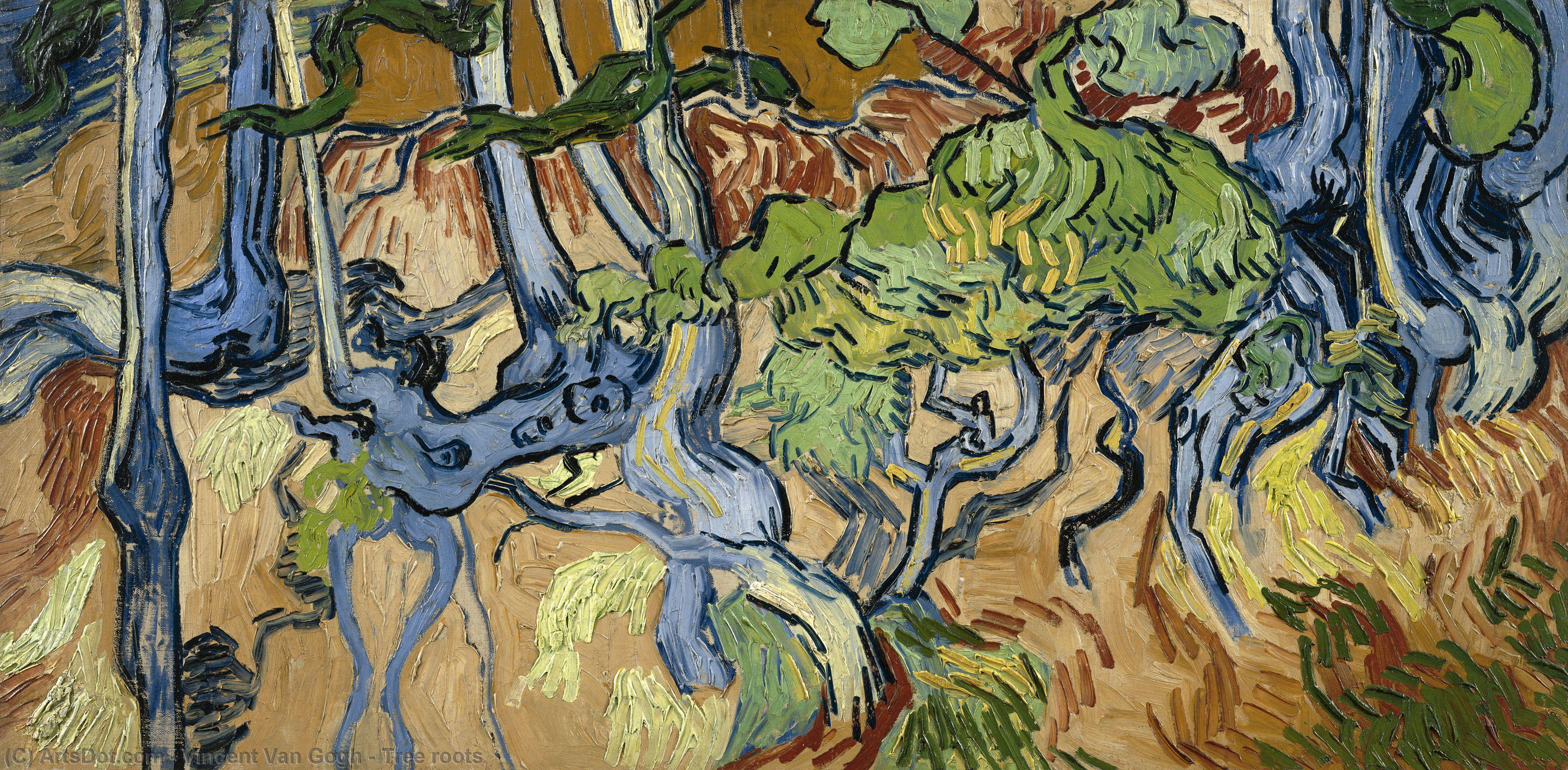 Tree Roots — Vincent Willem Van Gogh
