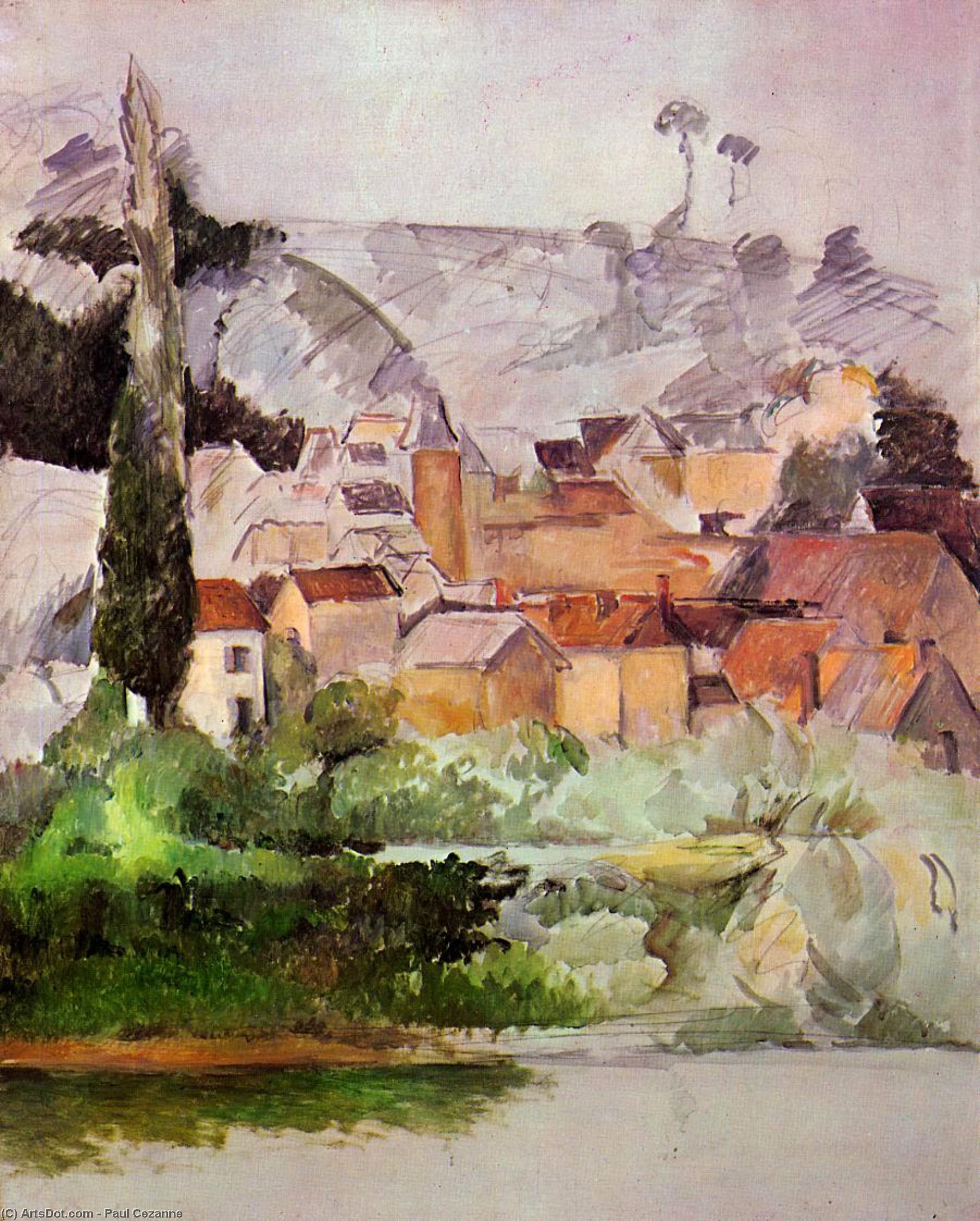 Medan: Chateau E Villaggio — Paul Cézanne