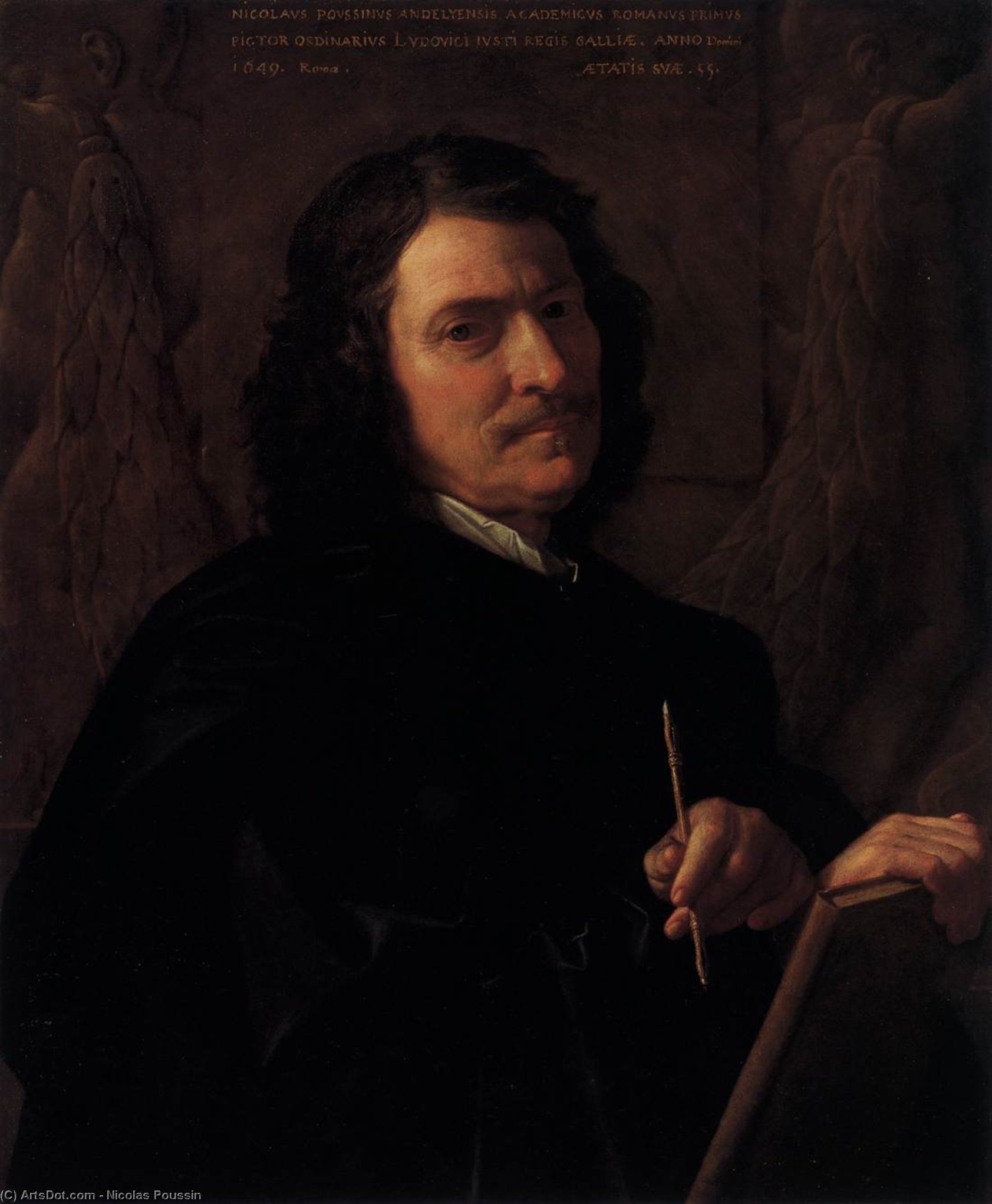 Autoritratto — Nicolas Poussin