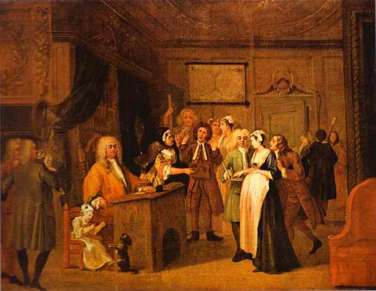 La Dénonciation — William Hogarth