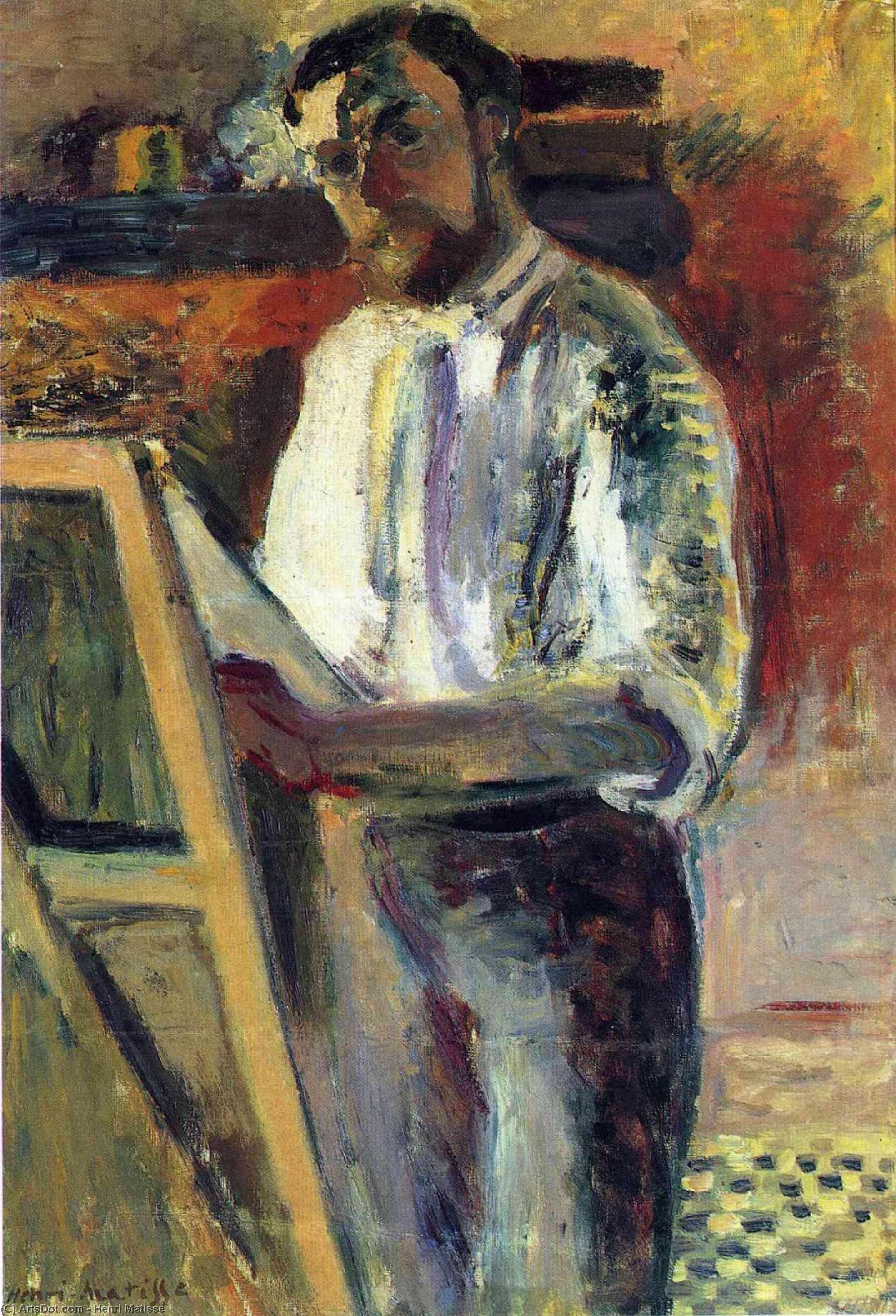 Autoritratto Con Maniche — Henri Matisse