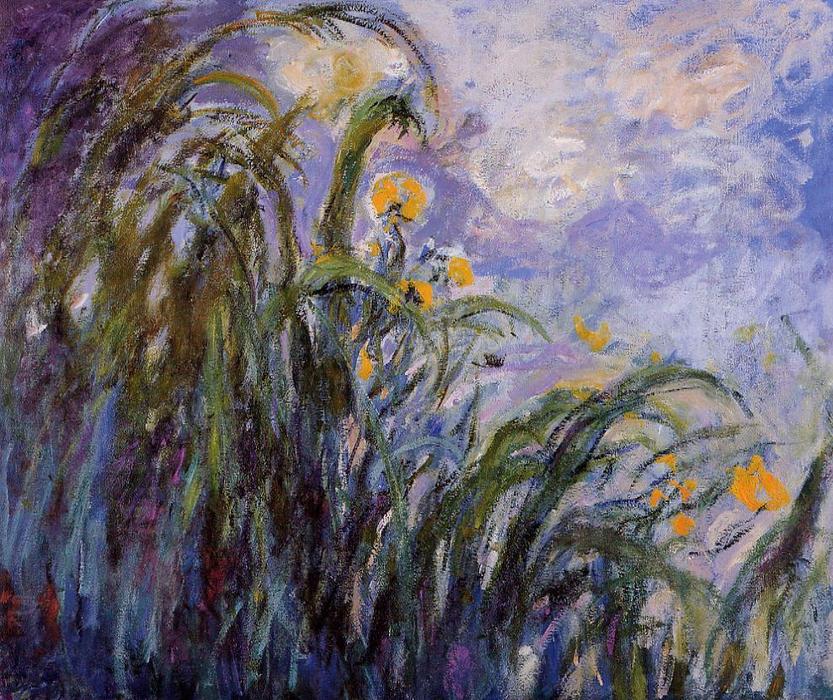 Yellow Irises — Claude Monet