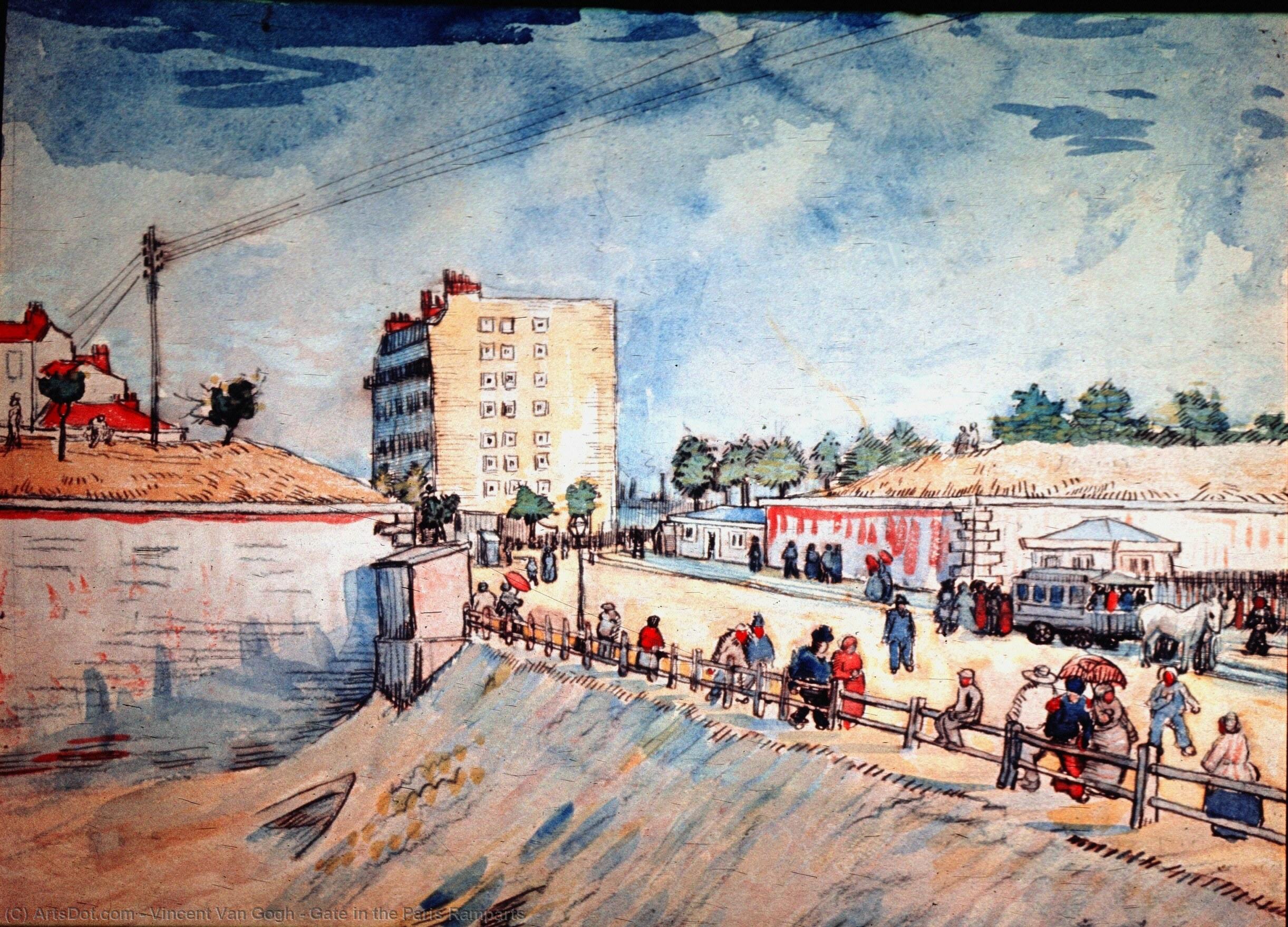 Brána V Pařížských Valech — Vincent Willem Van Gogh