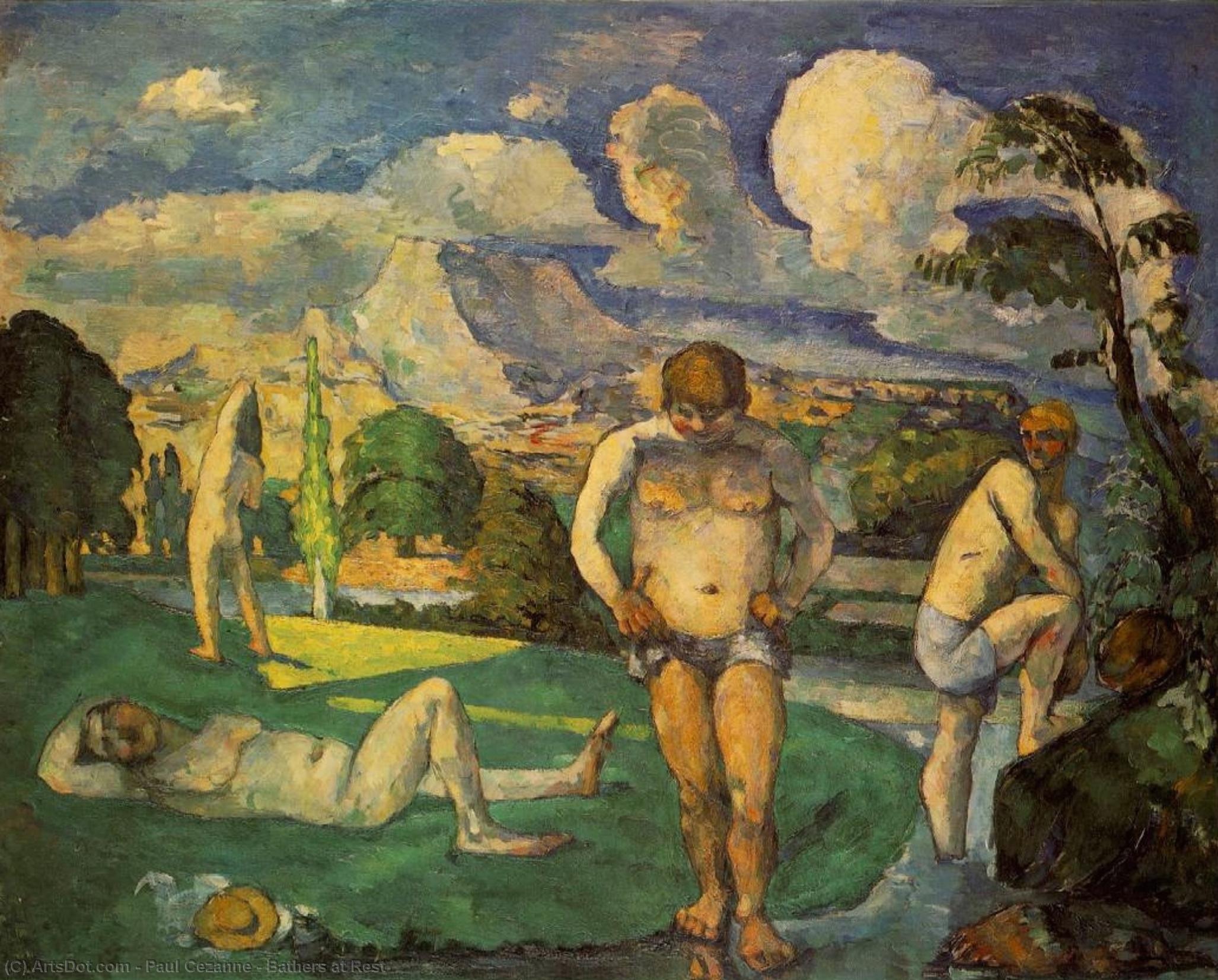 Batheri Na Odpočinku — Paul Cézanne