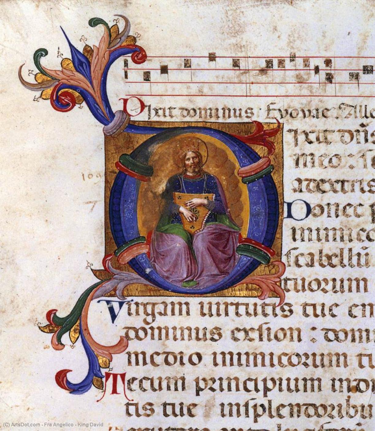 David, König — Fra Angelico