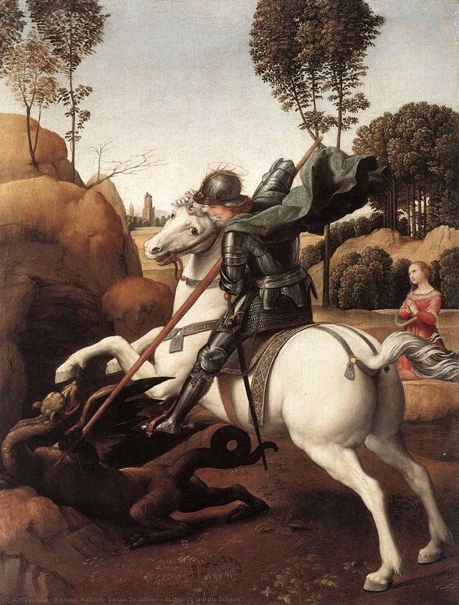 St George E Il Drago — Raffaello