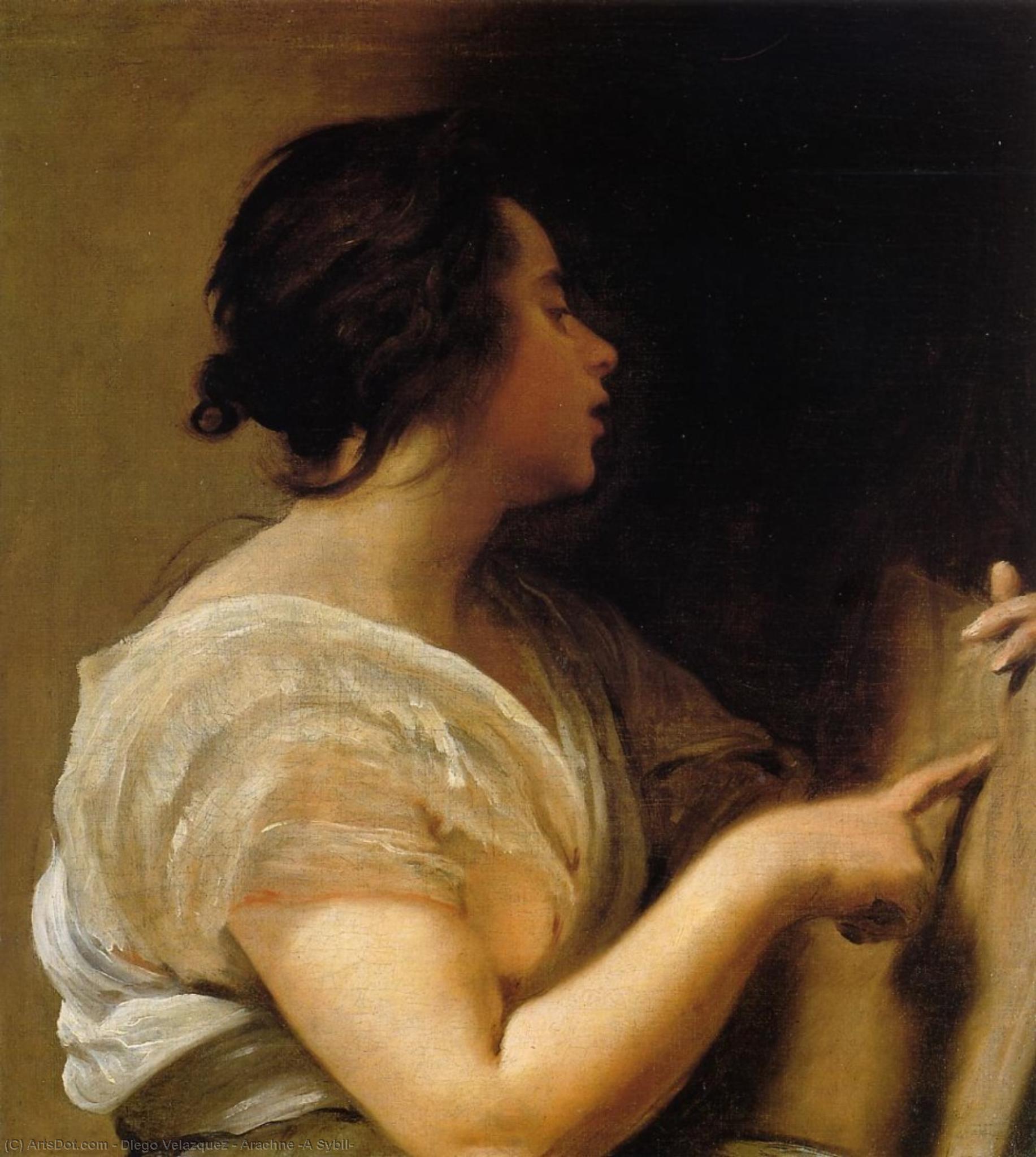 Arachne (eine Sibylle) — Diego Rodríguez De Silva Y Velázquez