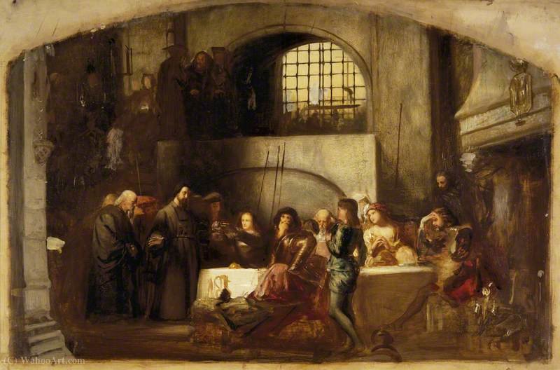George Wishart Administering The Sacrament In The Prison Of The Castle Of St Andrews On The Day Of His Execution — Thomas Duncan