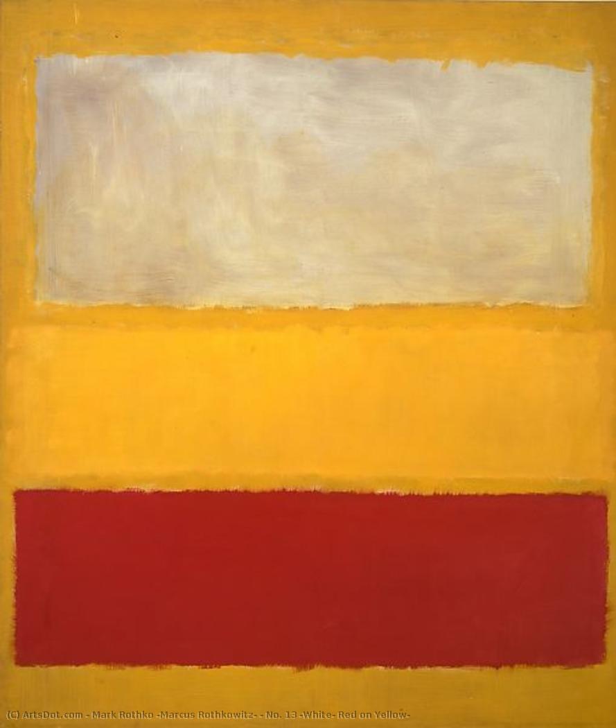 No. 13 (sarı Üzerine Beyaz, Kırmızı) — Mark Rotko
