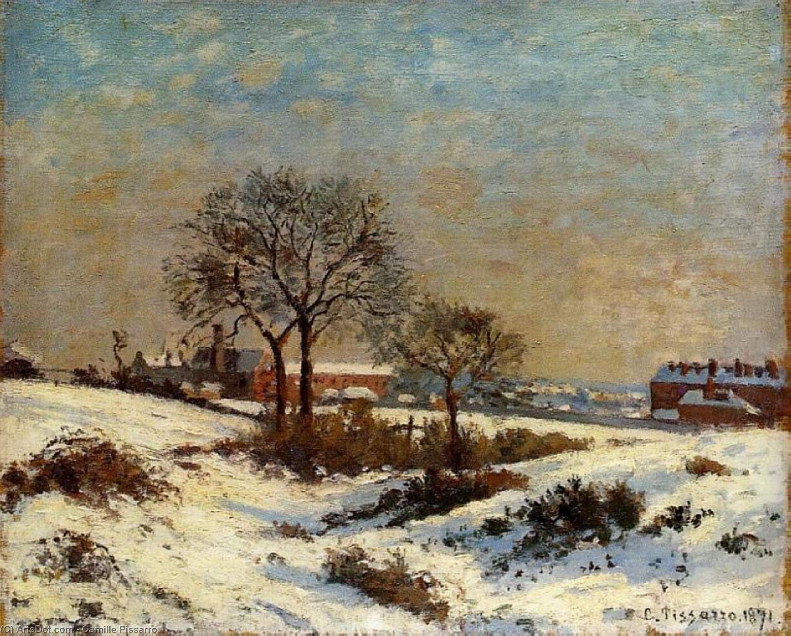 Yurt Güncesi Altında Ağaç — Camille Pissarro