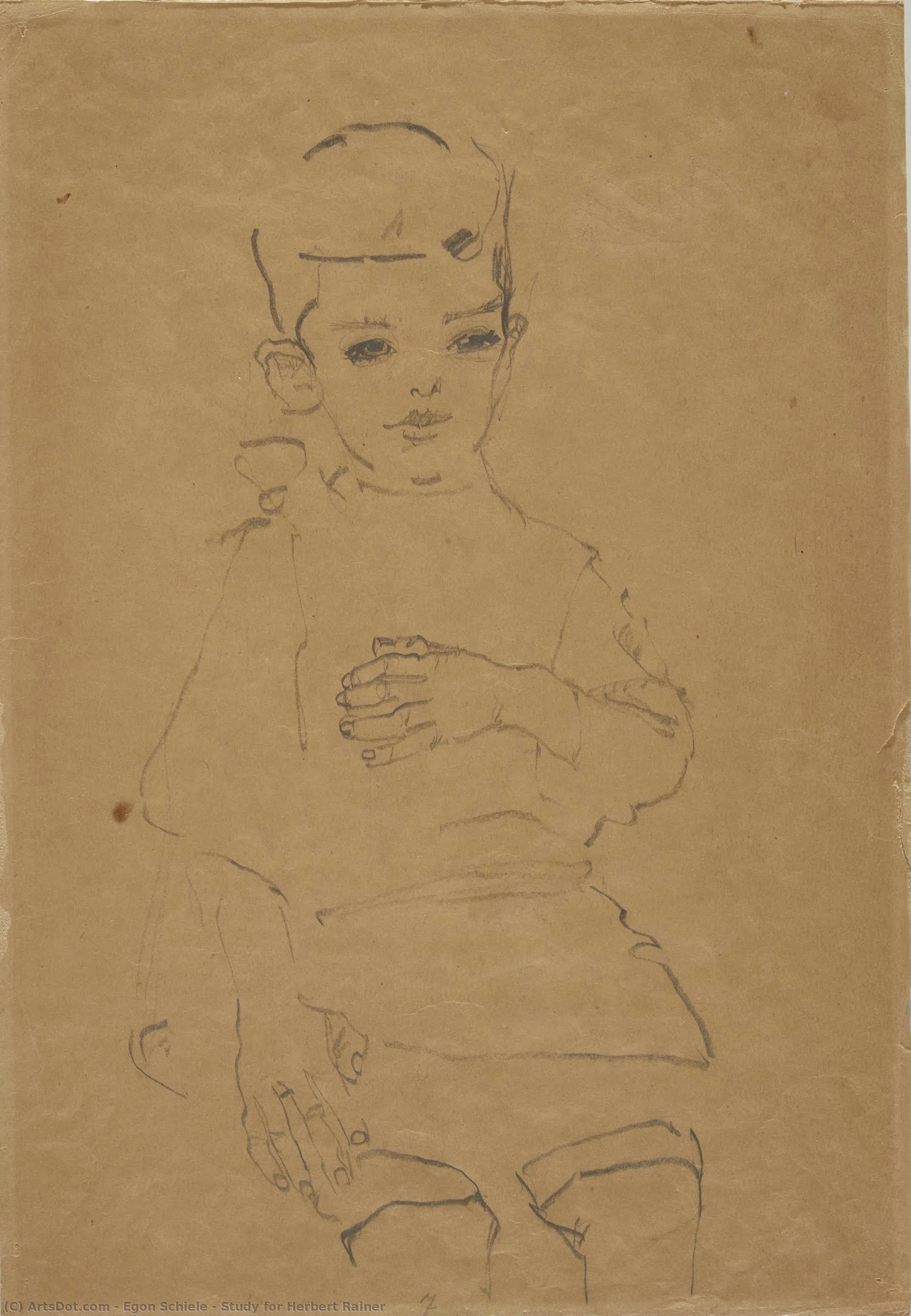 Studio Per Herbert Rainer — Egon Schiele