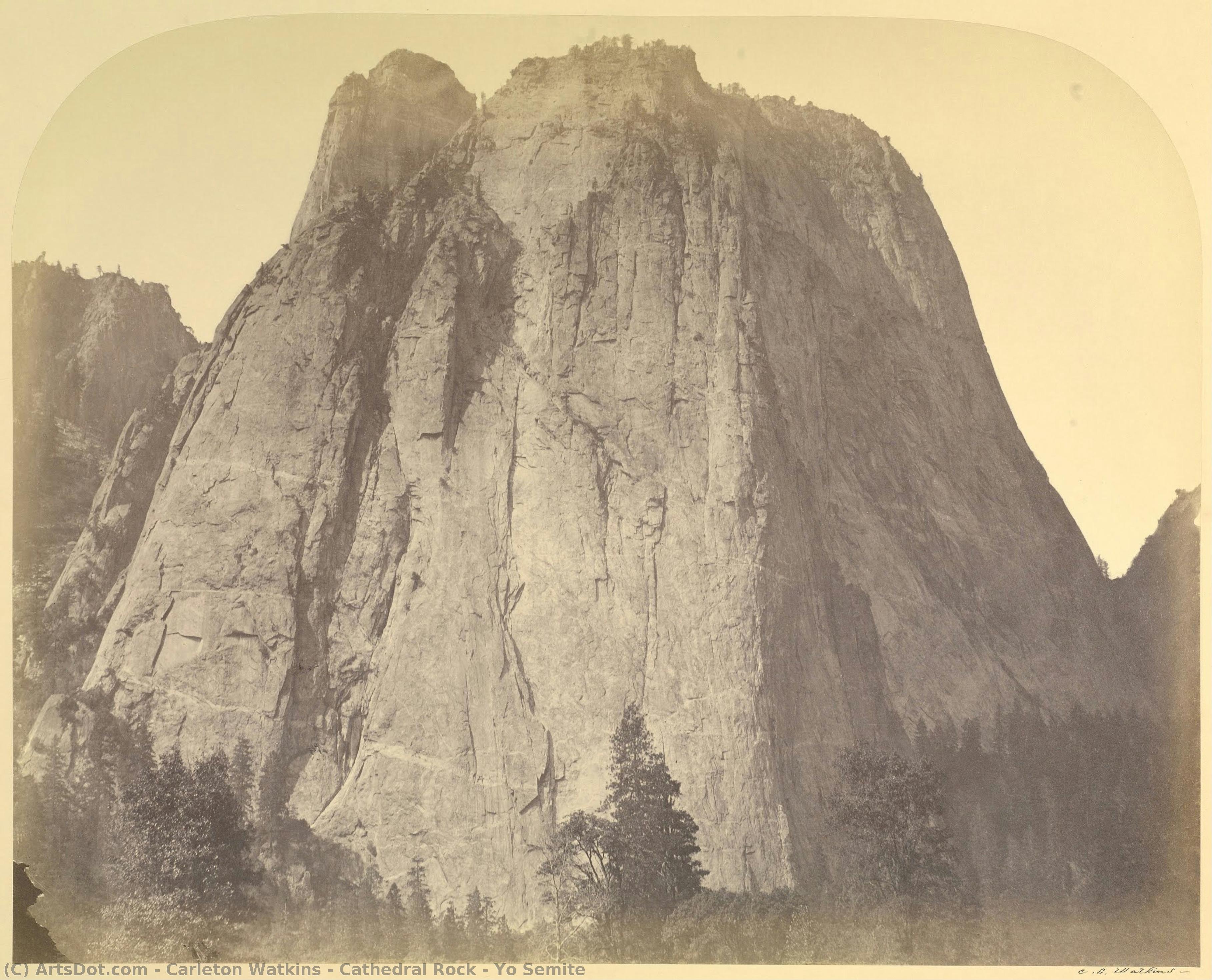Cathedral Rock - Yo Semite — Carleton Watkins