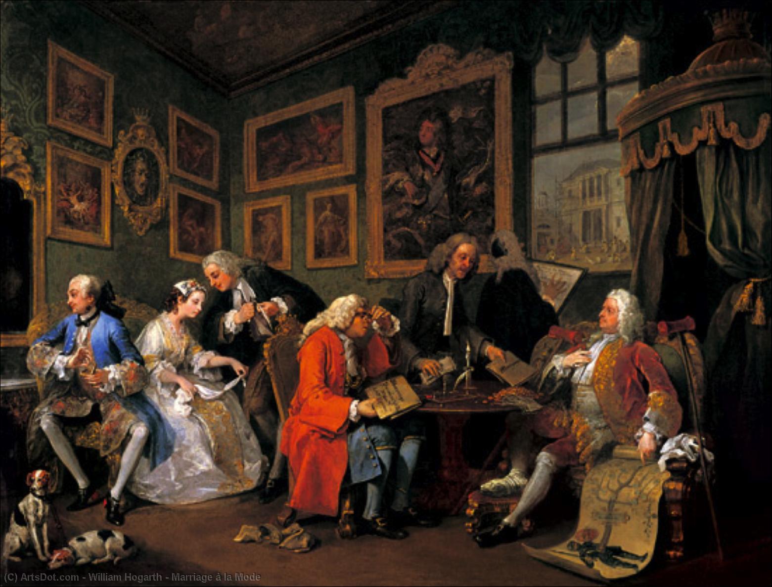 Matrimonio Alla Moda — William Hogarth