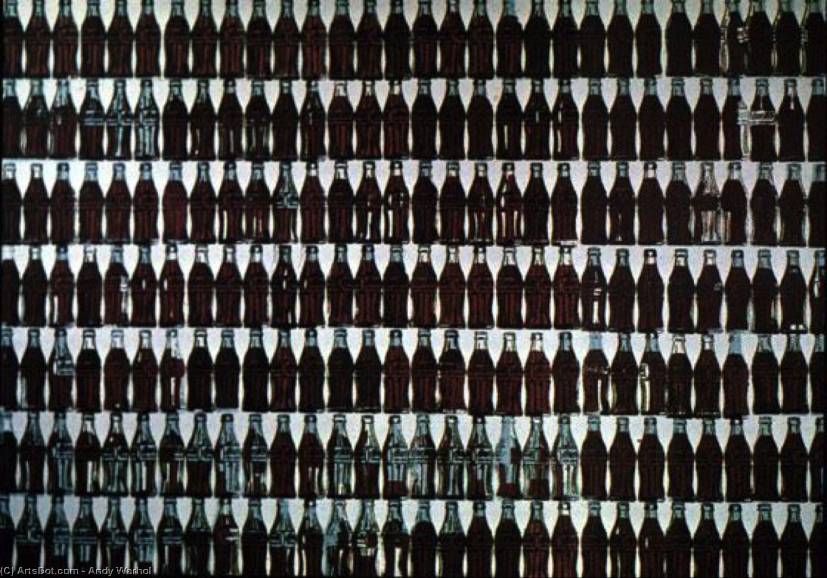 Bottiglie Coca-cola Verde — Andy Warhol