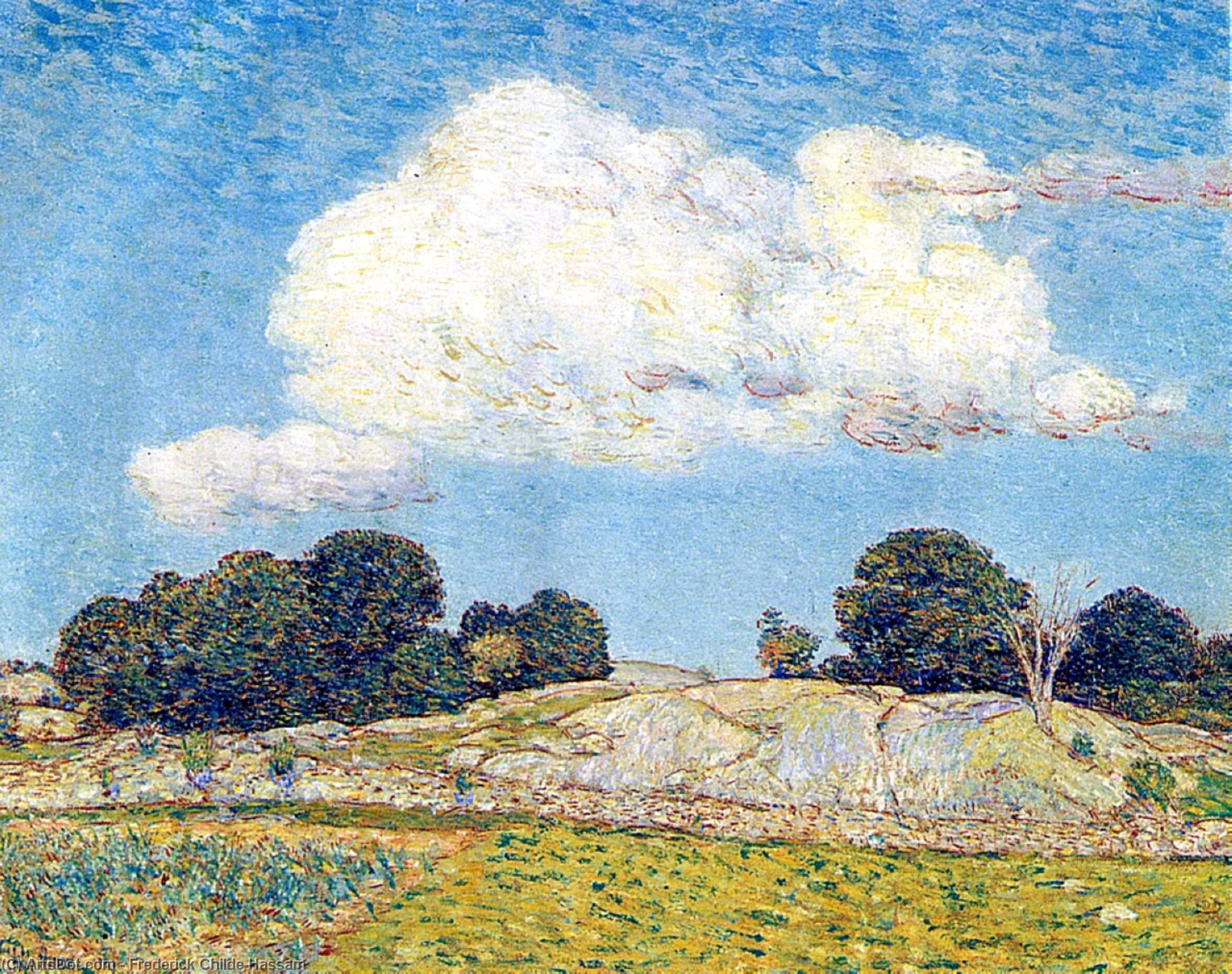Dragon Cloud, Old Lyme — Frederick Childe Hassam