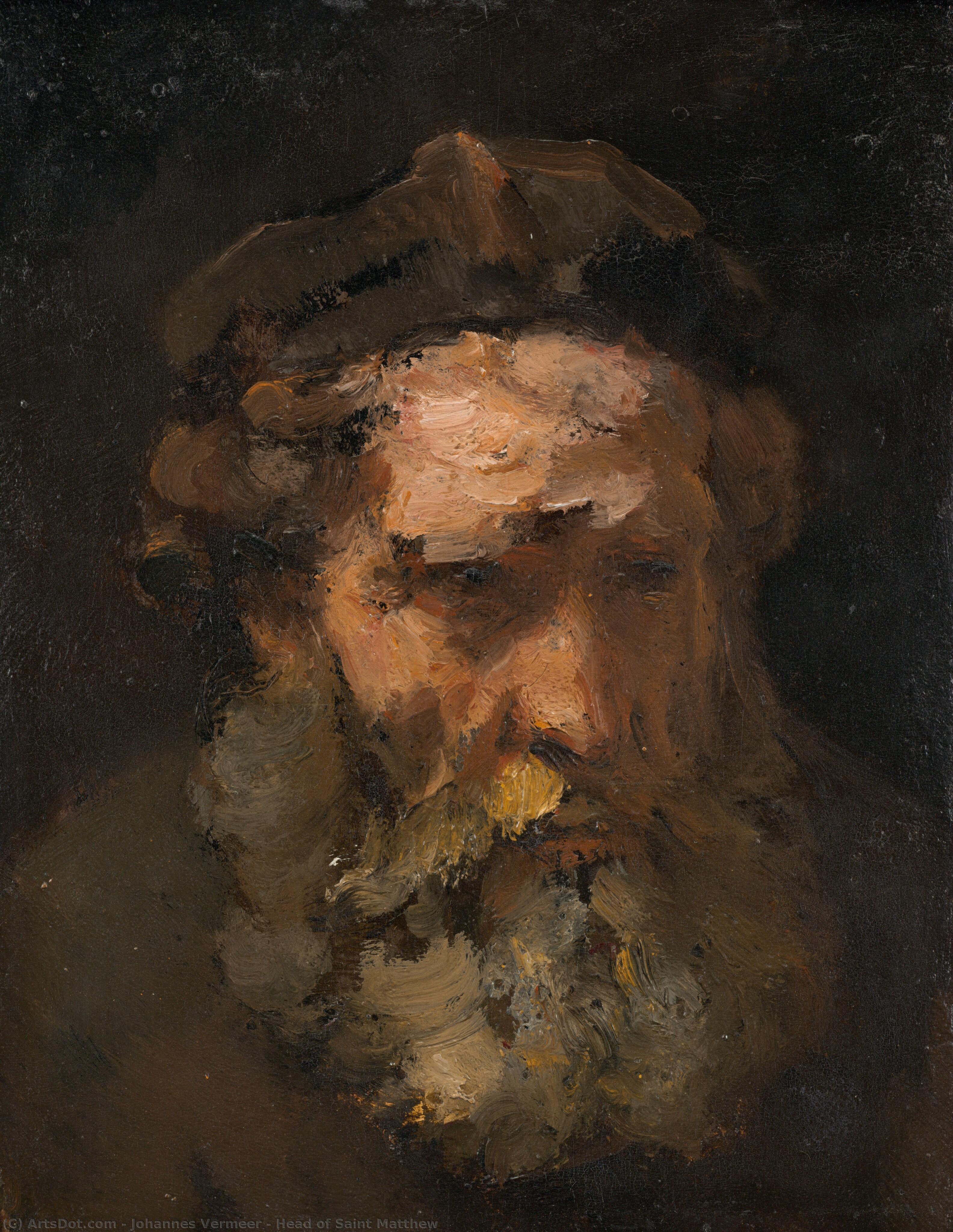 Johannes Vermeer: Het Hoofd Van Sint Mattheüs — Johannes Vermeer