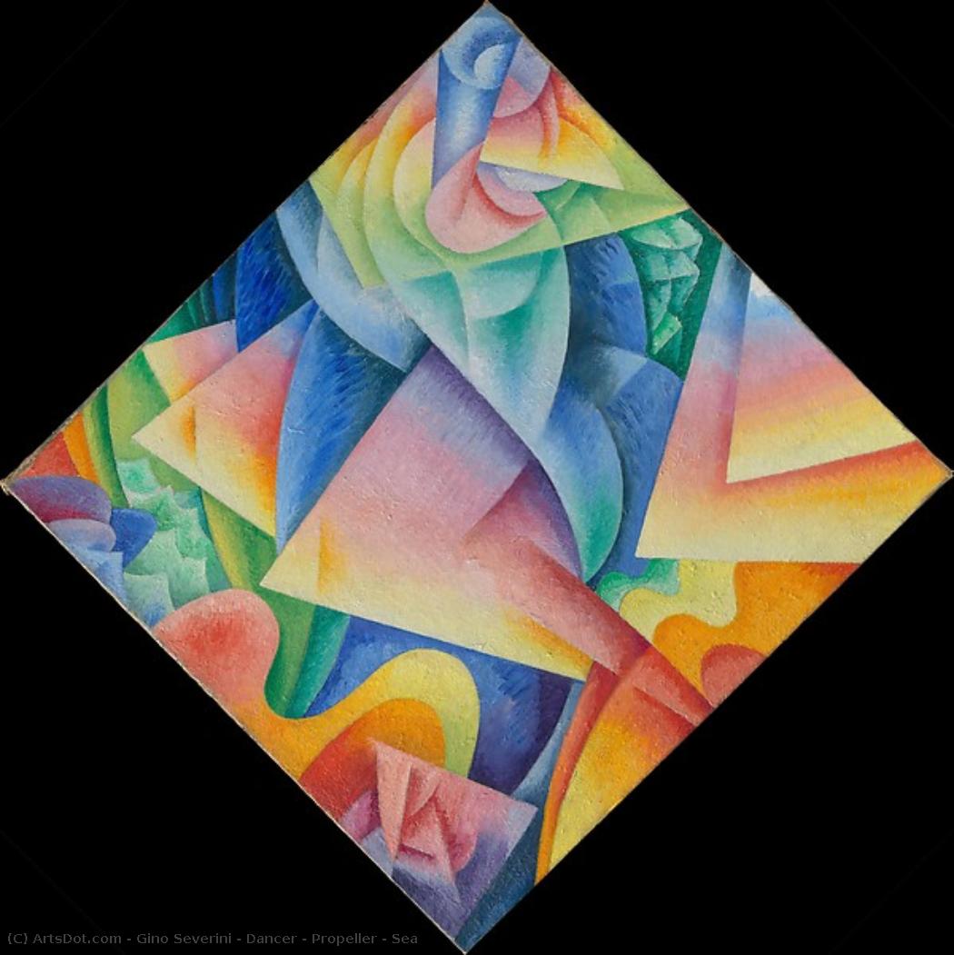 Danzatrice = Propulsore = Mare — Gino Severini